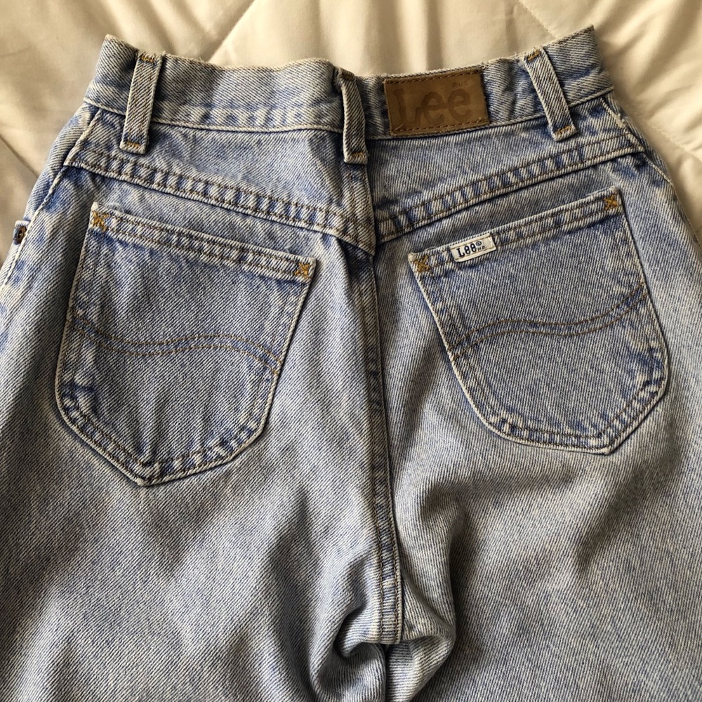 Lee Vintage High-Rise Light-Wash Jeans